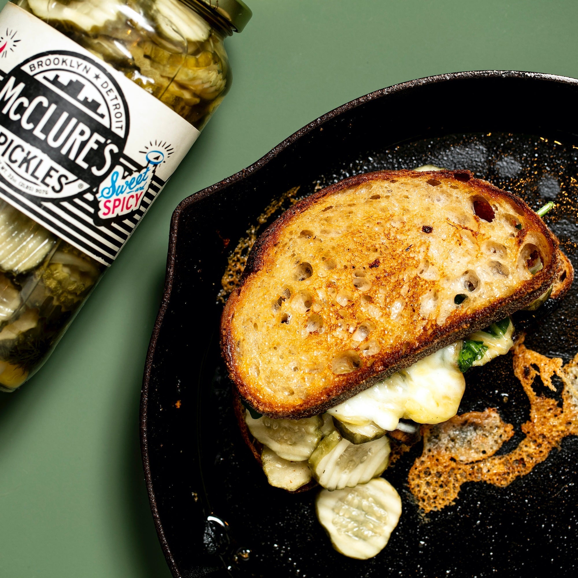 Mushroom Pickle &amp; Cheese Toastie By Annabelle White
&ndash; Cook &amp; Nelson