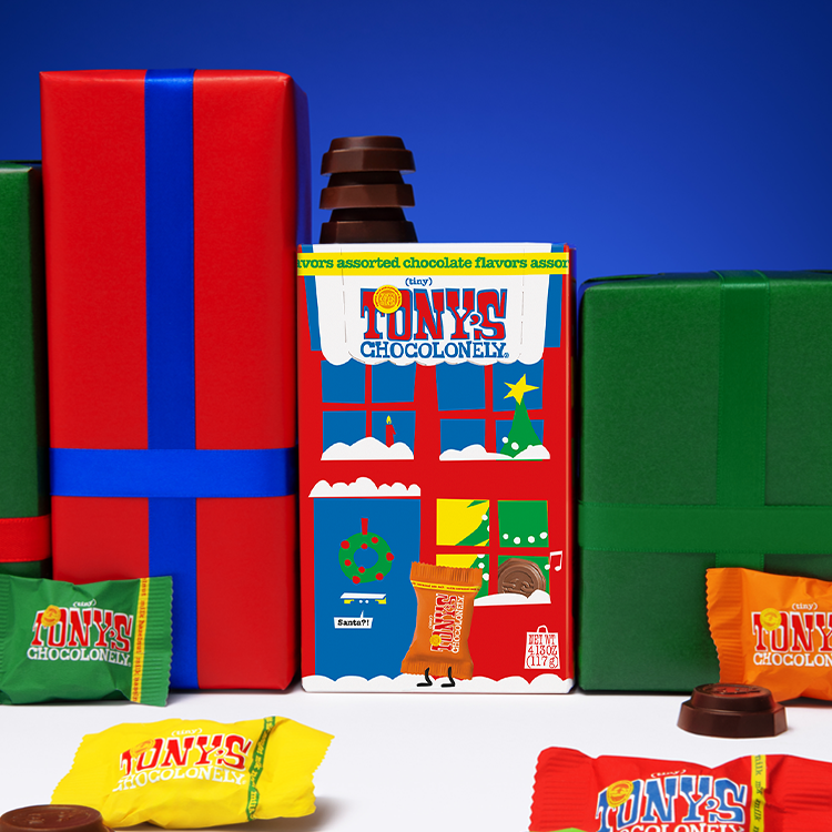 Tony’s Chocolonely Christmas Gift Boxes – 6 Pack