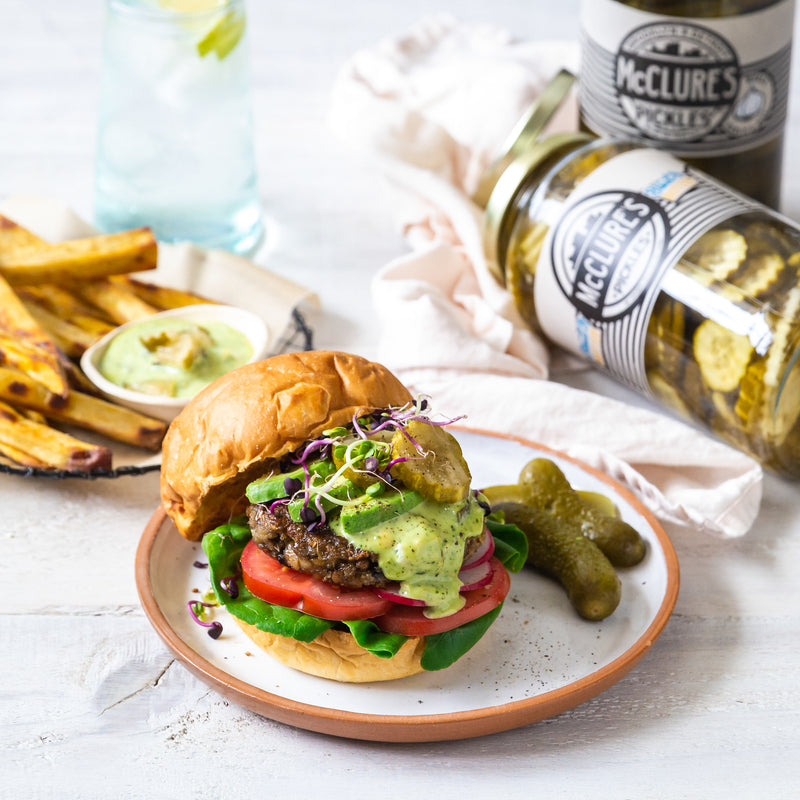 McClure's Vege Smash Burger
