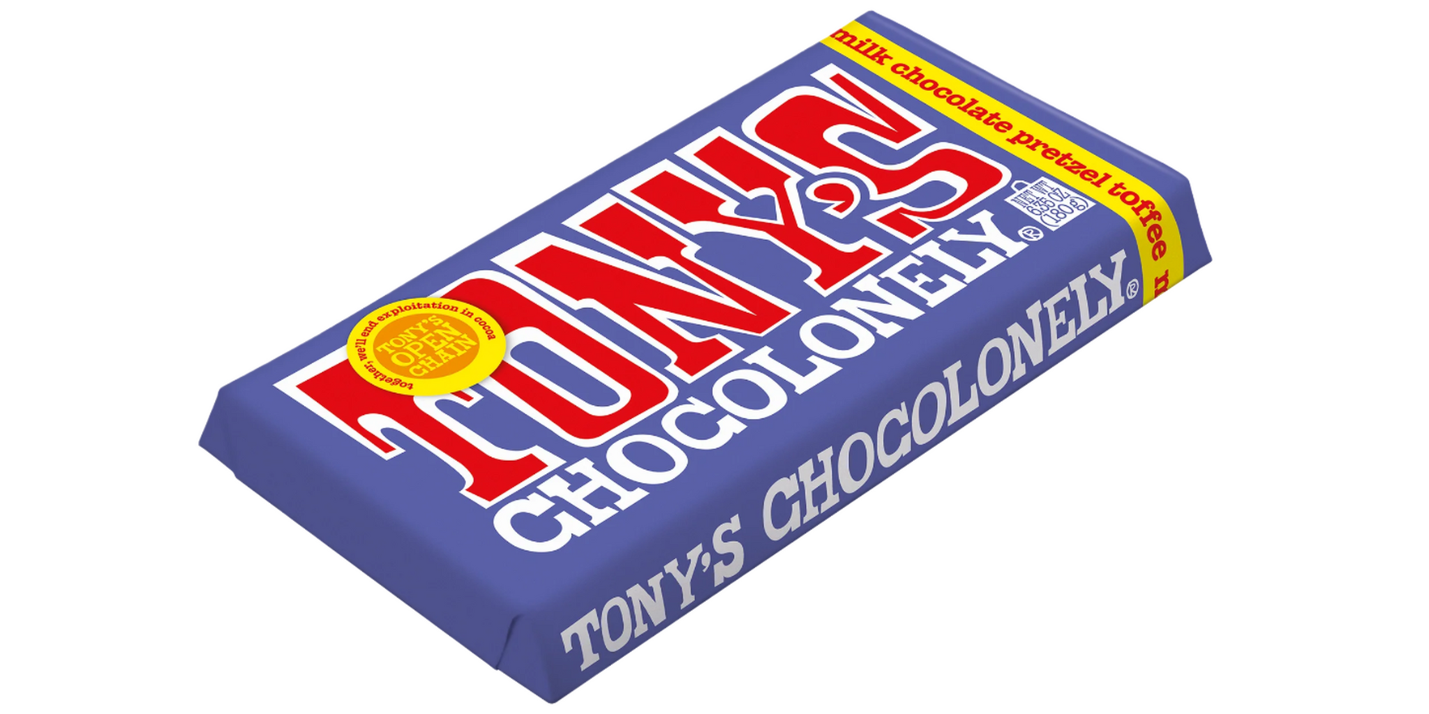 Dark Milk Pretzel Toffee 42%, 15 Bar Pack