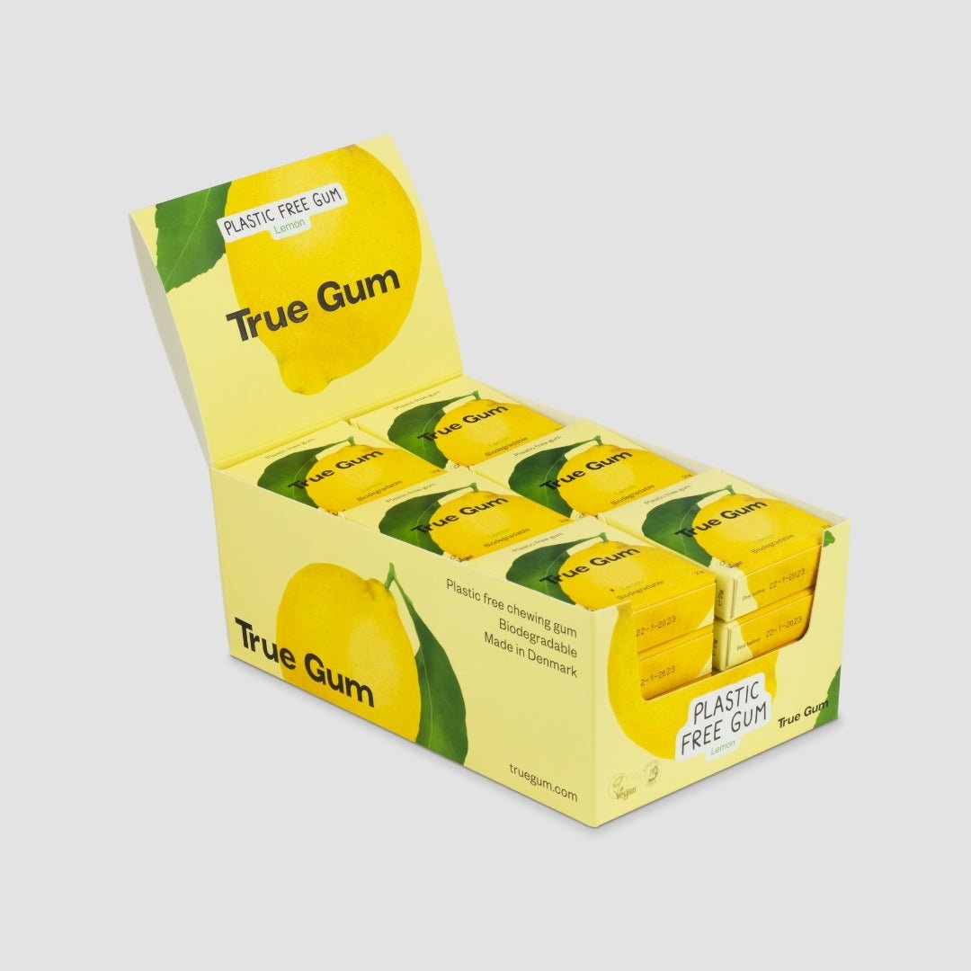 Lemon Gum Box, 24 Packs - Cook & Nelson